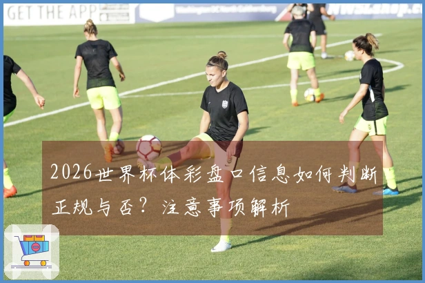 2026世界杯体彩盘口信息如何判断正规与否？注意事项解析